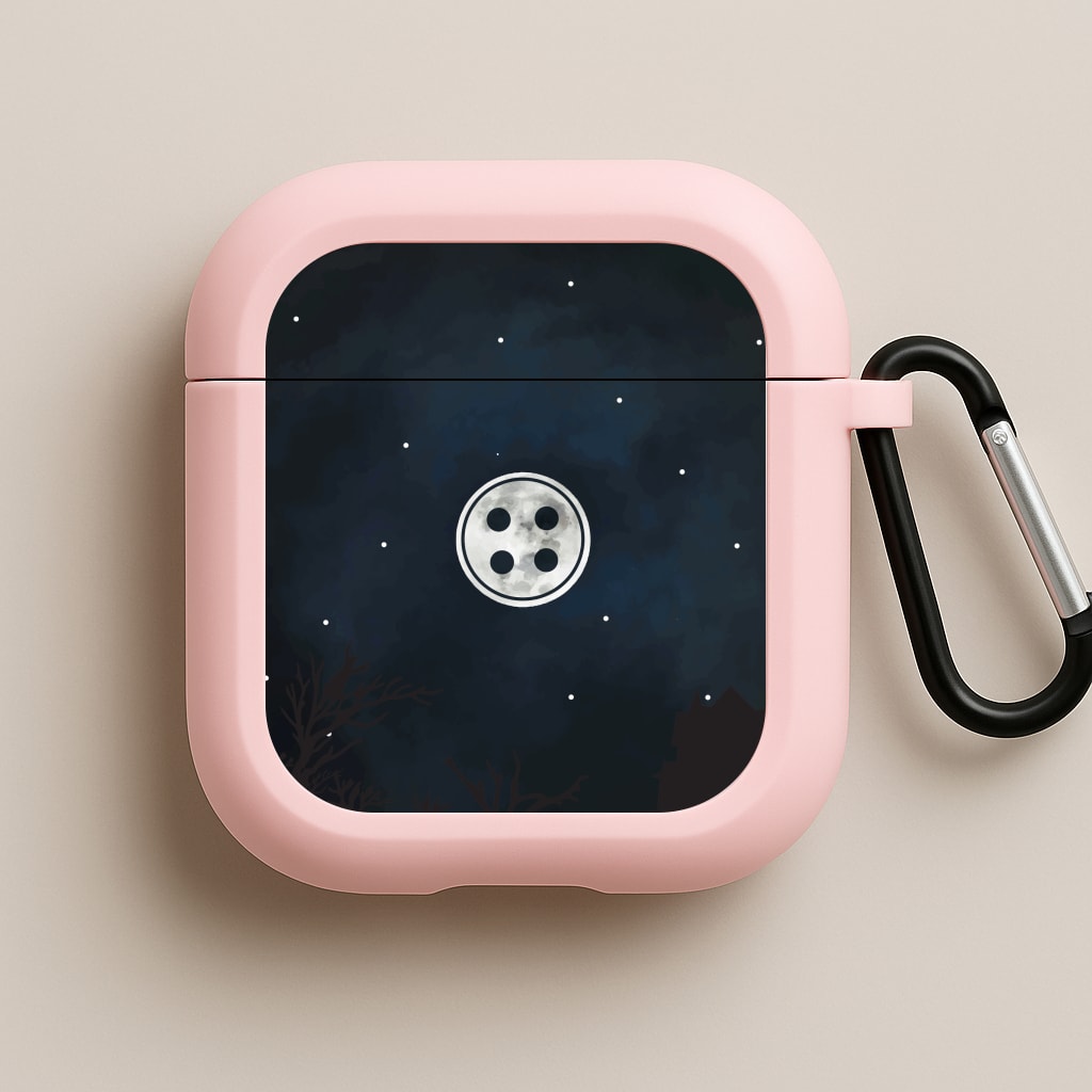 Button Pink AirPods Case