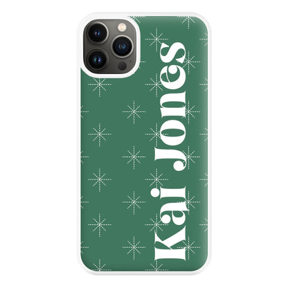 Snowflakes - Personalised Christmas Phone Case for iPhone 13