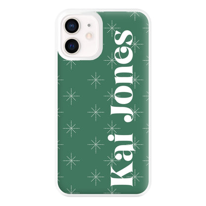 Snowflakes - Personalised Christmas Phone Case for iPhone 12 Mini