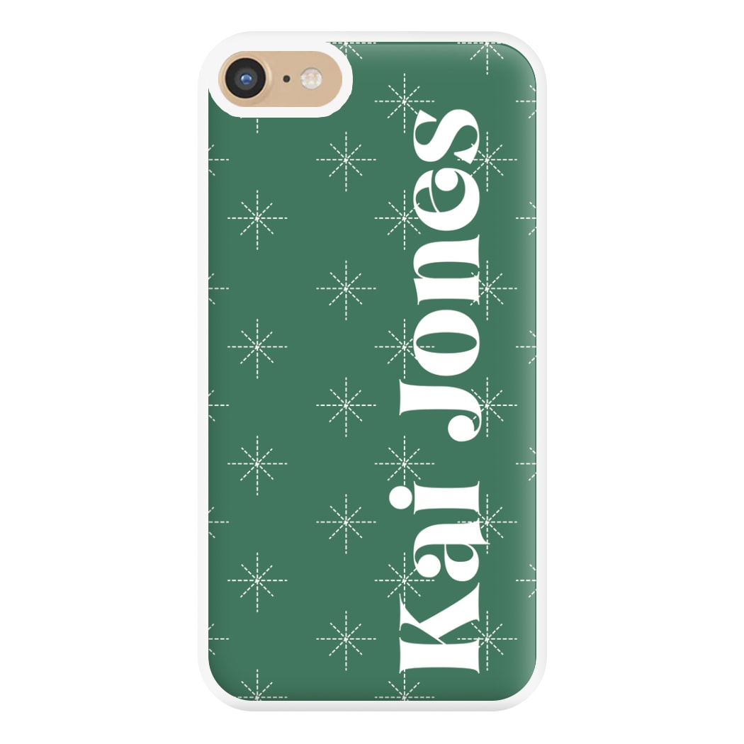 Snowflakes - Personalised Christmas Phone Case for iPhone 6 / 7 / 8 / SE