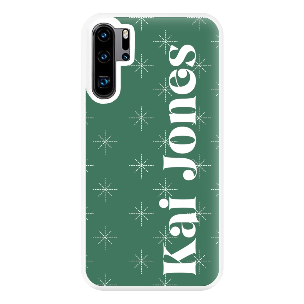 Snowflakes - Personalised Christmas Phone Case for Huawei P30 Pro