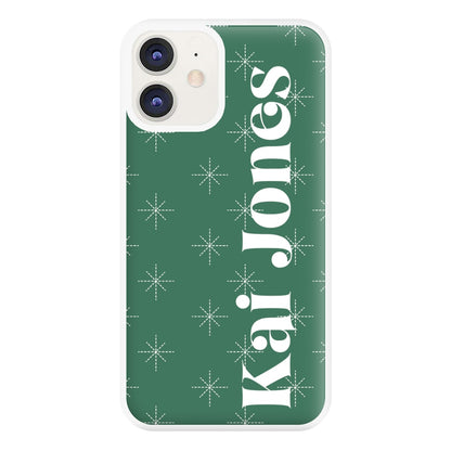 Snowflakes - Personalised Christmas Phone Case for iPhone 11