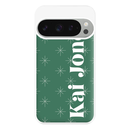 Snowflakes - Personalised Christmas Phone Case for Google Pixel 9 Pro XL