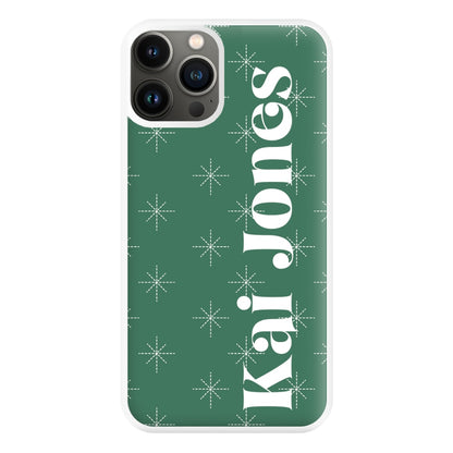 Snowflakes - Personalised Christmas Phone Case for iPhone 13 Pro Max