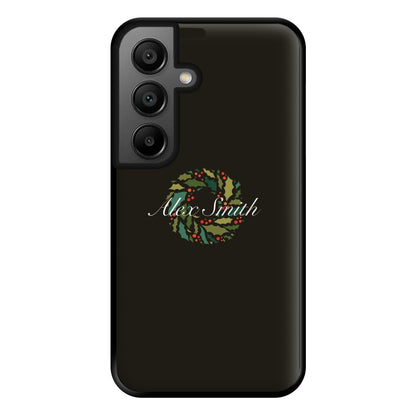 Wreath - Personalised Christmas Phone Case for Google Pixel 8