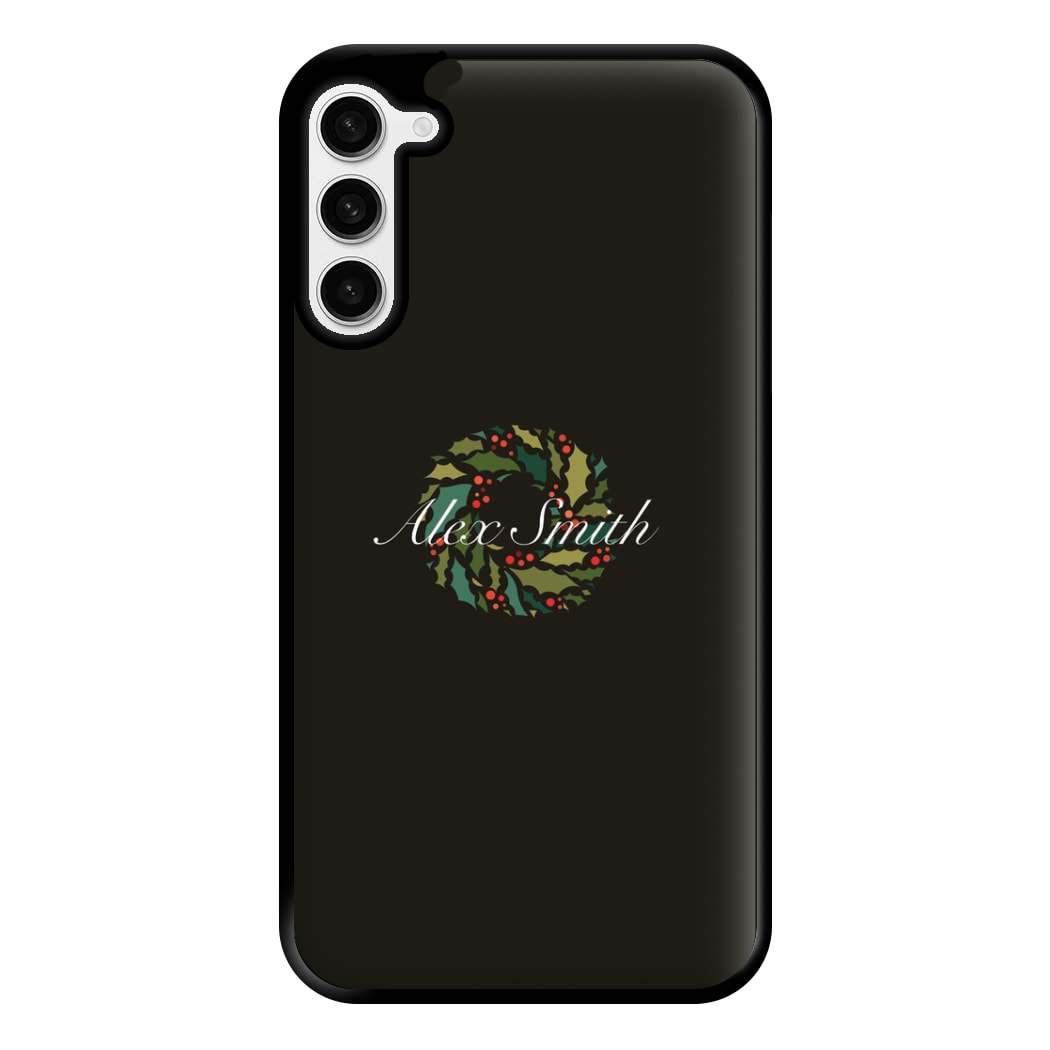 Wreath - Personalised Christmas Phone Case for Galaxy S23 Plus