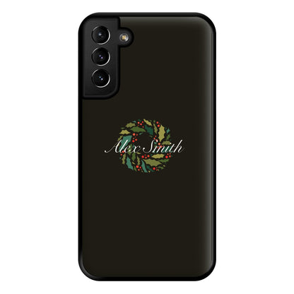 Wreath - Personalised Christmas Phone Case for Galaxy S21 Plus