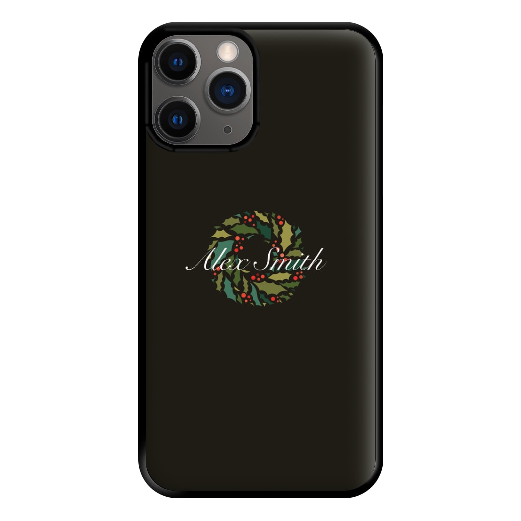 Wreath - Personalised Christmas Phone Case for iPhone 12 Pro Max