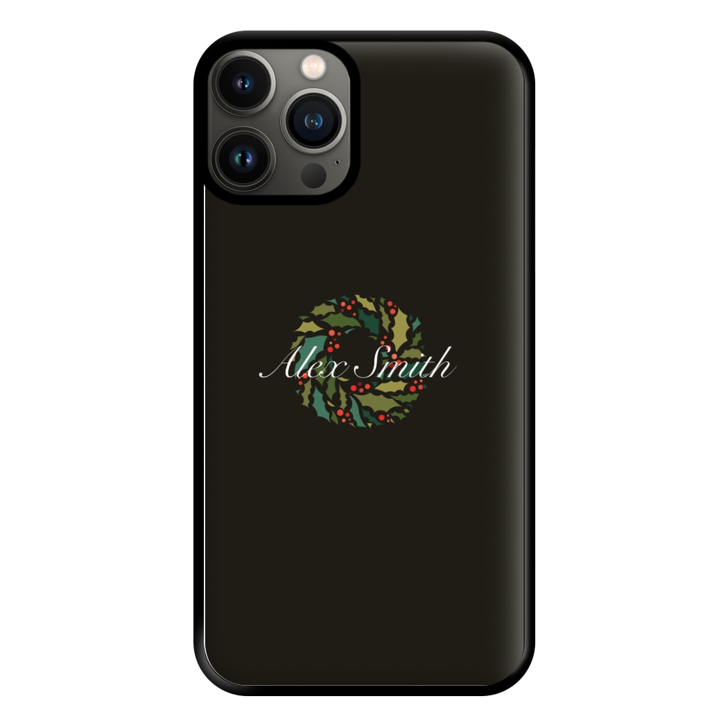 Wreath - Personalised Christmas Phone Case for iPhone 11 Pro Max