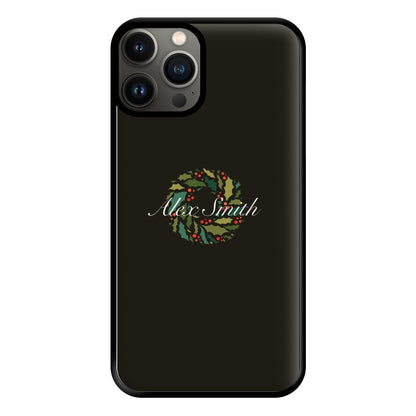 Wreath - Personalised Christmas Phone Case for iPhone 13 Pro Max