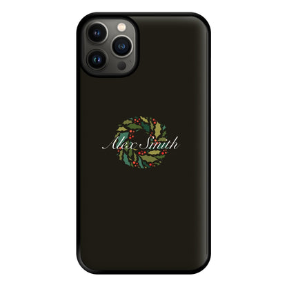 Wreath - Personalised Christmas Phone Case for iPhone 13