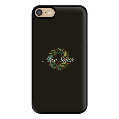 Wreath - Personalised Christmas Phone Case for iPhone 6 / 7 / 8 / SE