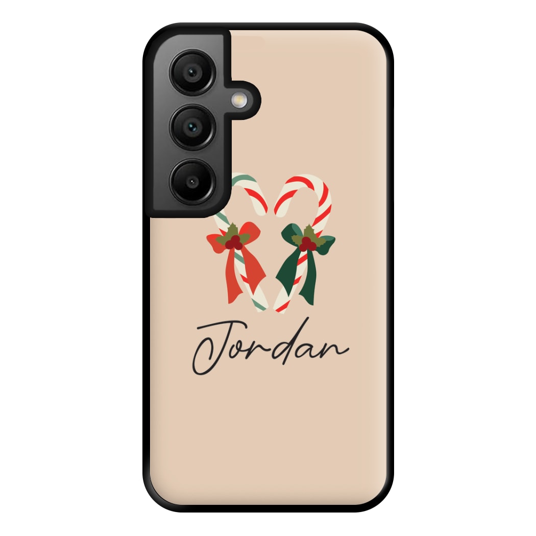 Candycane - Personalised Christmas Phone Case for Google Pixel 8