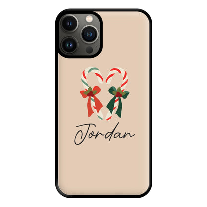 Candycane - Personalised Christmas Phone Case for iPhone 13 Pro Max