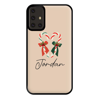 Candycane - Personalised Christmas Phone Case for Galaxy A71