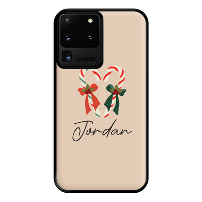 Candycane - Personalised Christmas Phone Case for Galaxy S20 Ultra