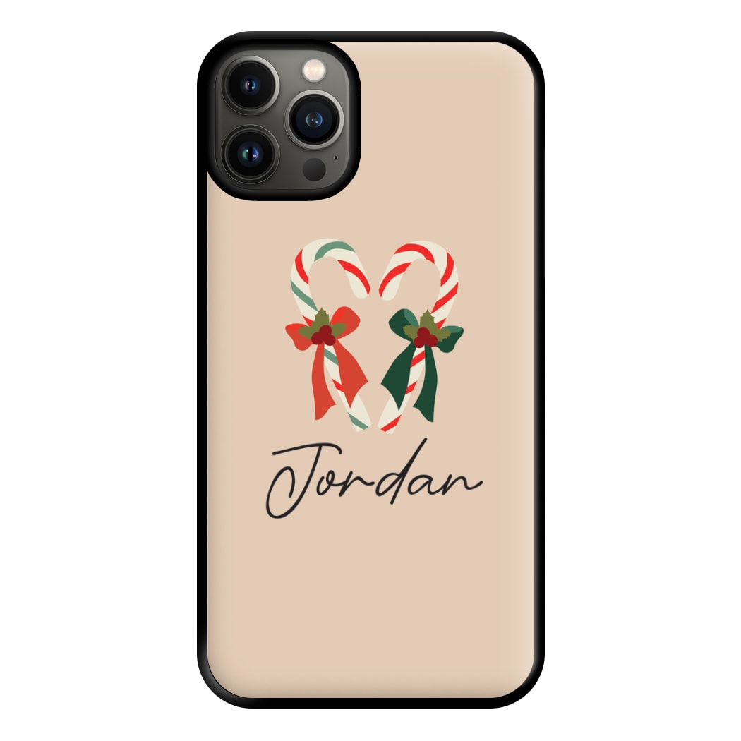 Candycane - Personalised Christmas Phone Case for iPhone 13