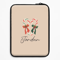 Candycane - Personalised Christmas Universal Laptop Sleeve