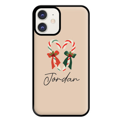 Candycane - Personalised Christmas Phone Case for iPhone 11