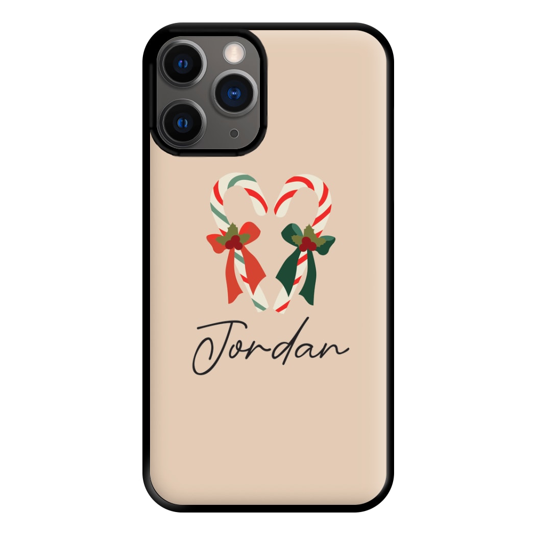 Candycane - Personalised Christmas Phone Case for iPhone 12 Pro Max