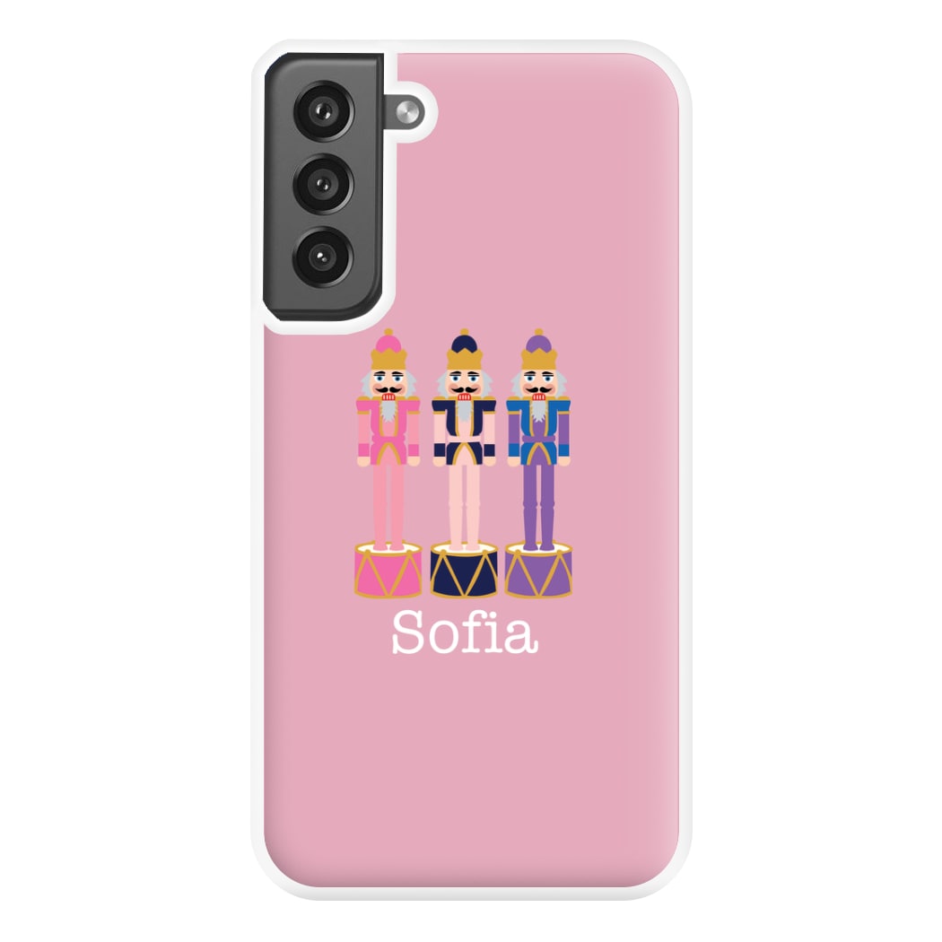 Nutcracker - Personalised Christmas Phone Case for Galaxy S21FE