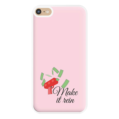 Make It Rein - Christmas Puns Phone Case for iPhone 6 Plus / 7 Plus / 8 Plus