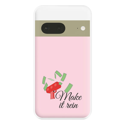 Make It Rein - Christmas Puns Phone Case for Google Pixel 7a