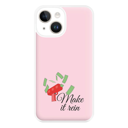 Make It Rein - Christmas Puns Phone Case for iPhone 14