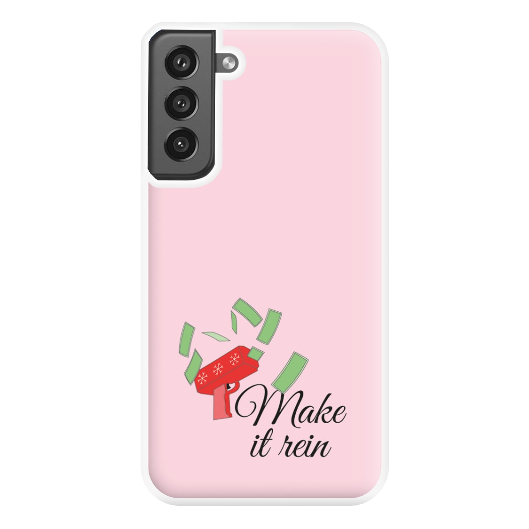 Make It Rein - Christmas Puns Phone Case for Galaxy S21FE