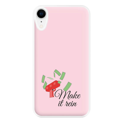 Make It Rein - Christmas Puns Phone Case for iPhone XR