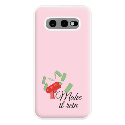 Make It Rein - Christmas Puns Phone Case for Galaxy S10e