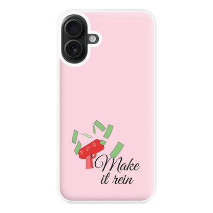 Make It Rein - Christmas Puns Phone Case for iPhone 16 Plus