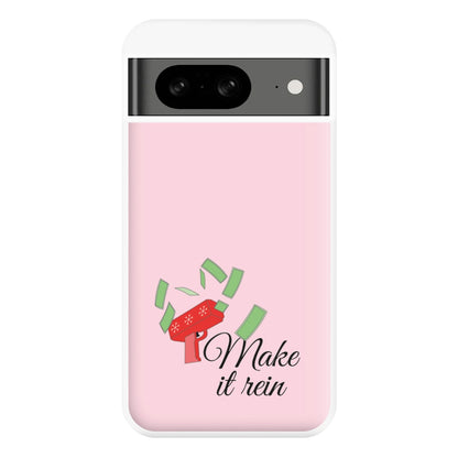 Make It Rein - Christmas Puns Phone Case for Google Pixel 8