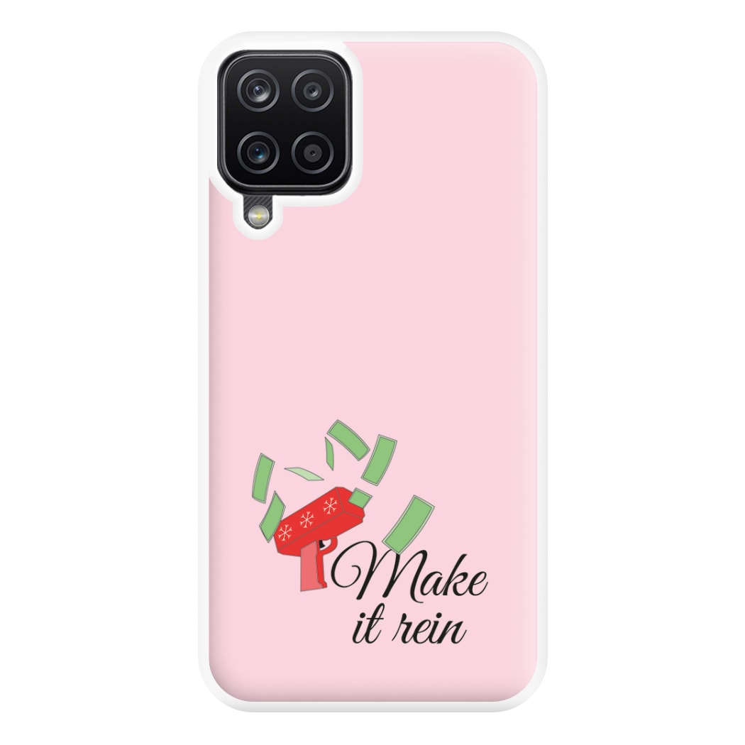 Make It Rein - Christmas Puns Phone Case for Galaxy A12