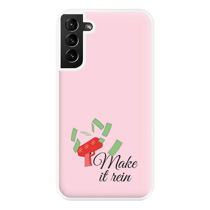 Make It Rein - Christmas Puns Phone Case for Galaxy S21 Plus