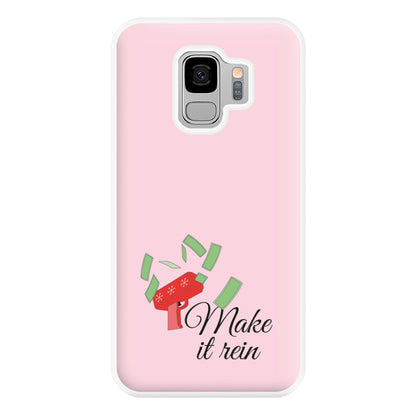 Make It Rein - Christmas Puns Phone Case for Galaxy S9 Plus