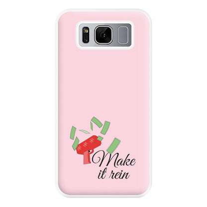 Make It Rein - Christmas Puns Phone Case for Galaxy S8 Plus