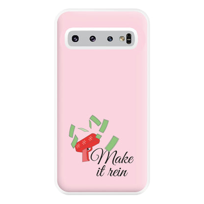 Make It Rein - Christmas Puns Phone Case for Galaxy S10 Plus