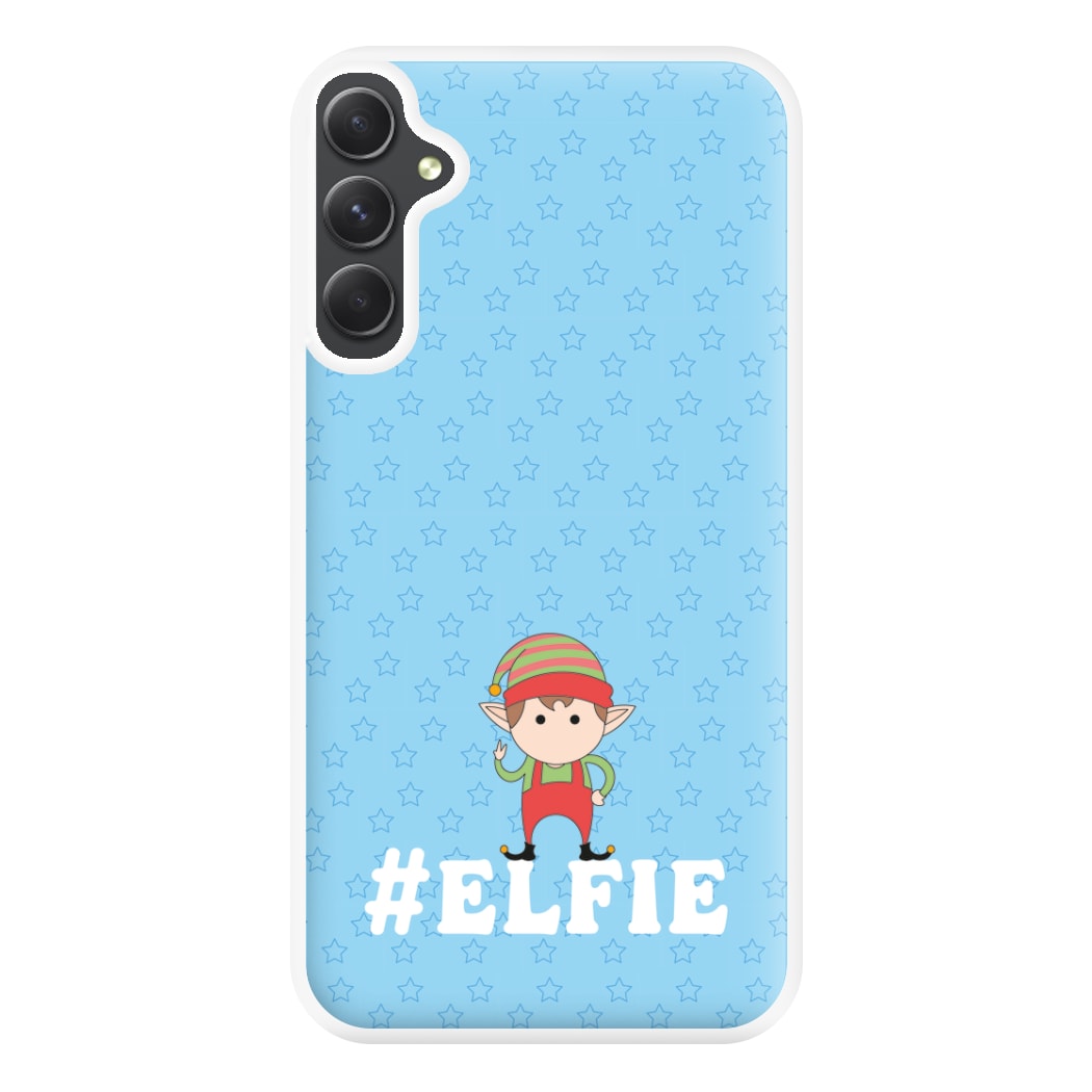 Elfie - Christmas Puns Phone Case for Galaxy A34