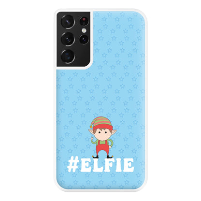 Elfie - Christmas Puns Phone Case for Galaxy S21 Ultra