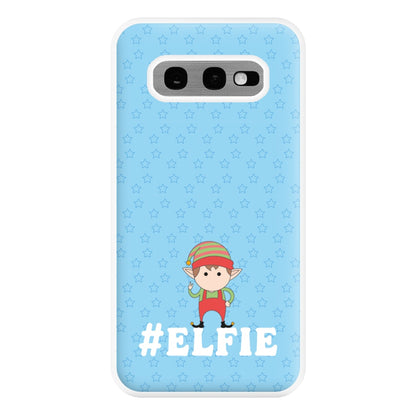 Elfie - Christmas Puns Phone Case for Galaxy S10e