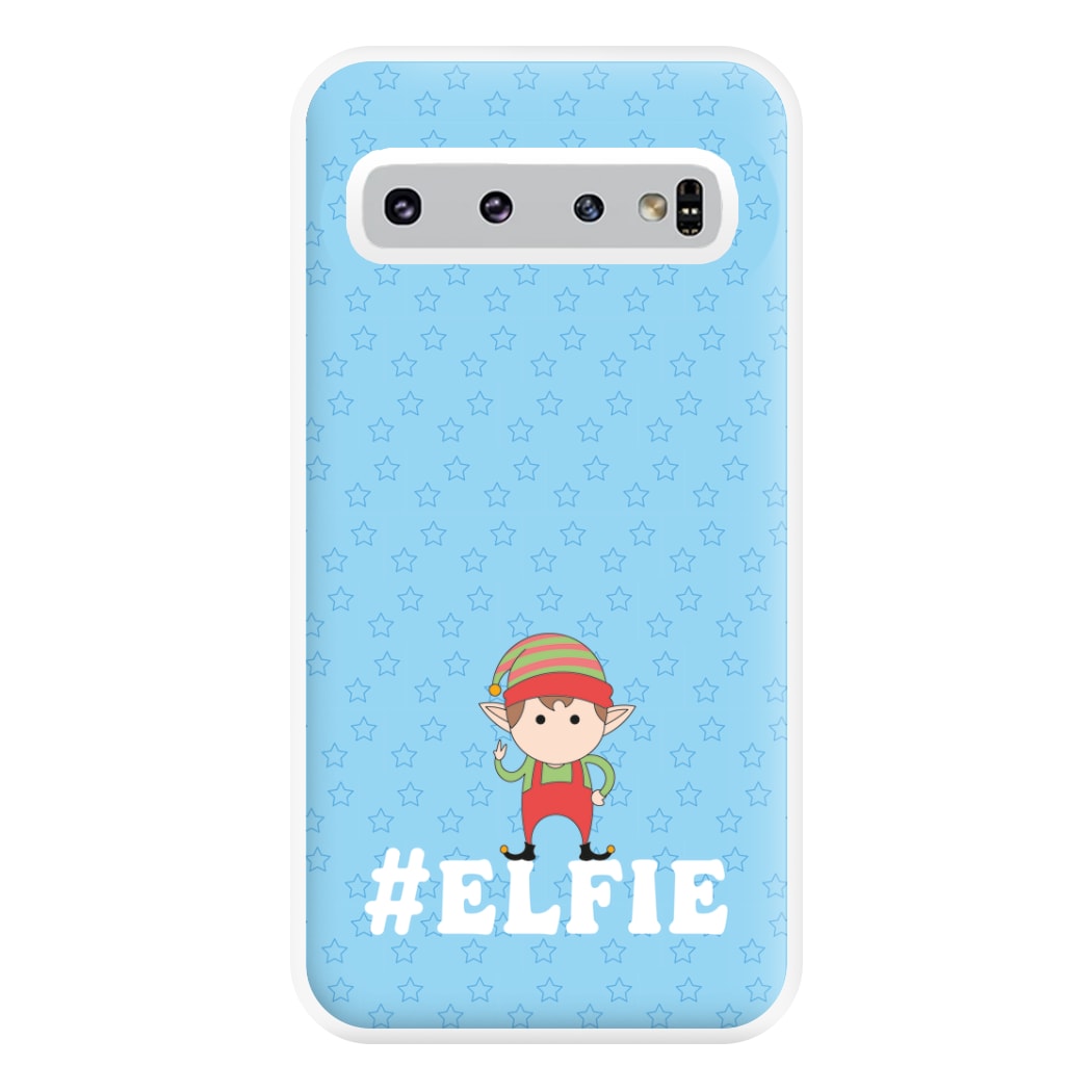 Elfie - Christmas Puns Phone Case for Galaxy S10 Plus