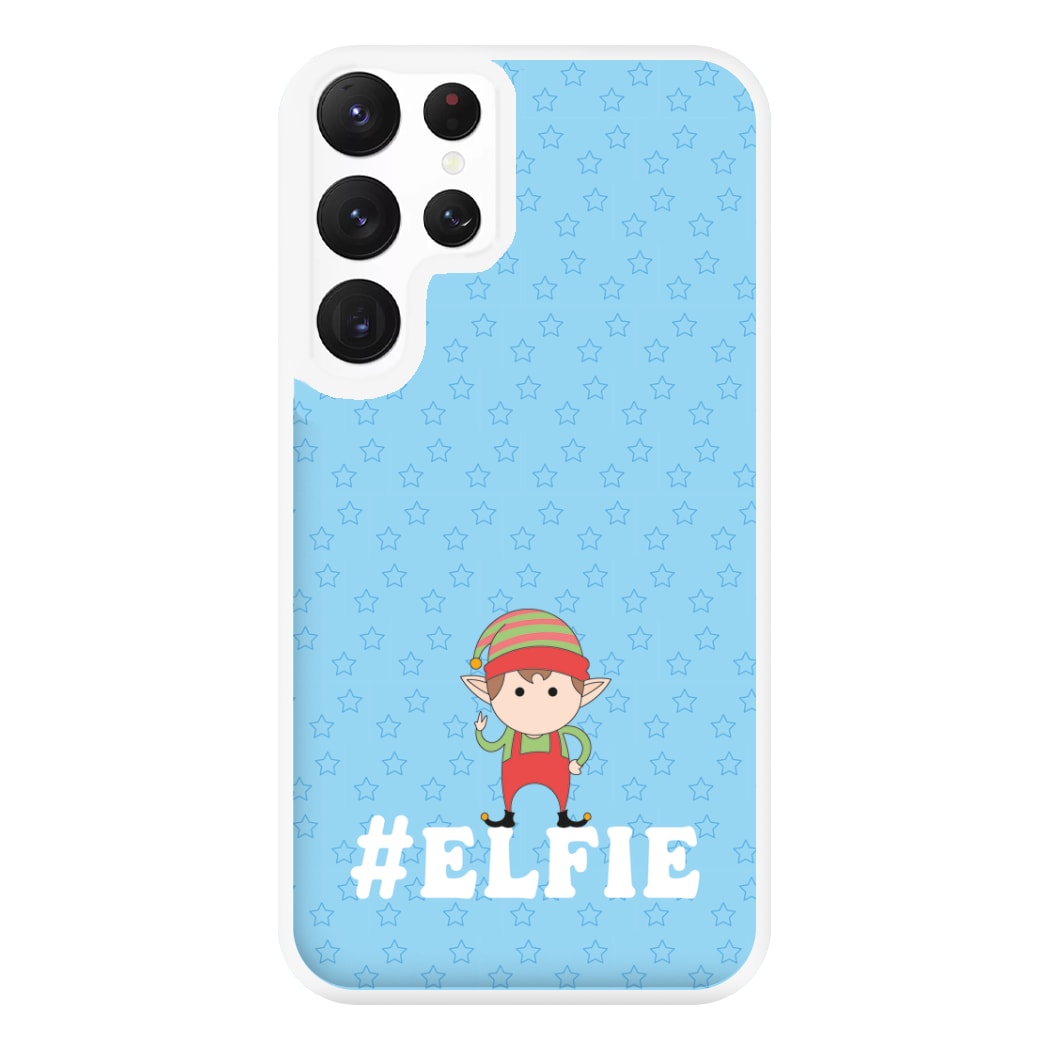 Elfie - Christmas Puns Phone Case for Galaxy S22 Ultra