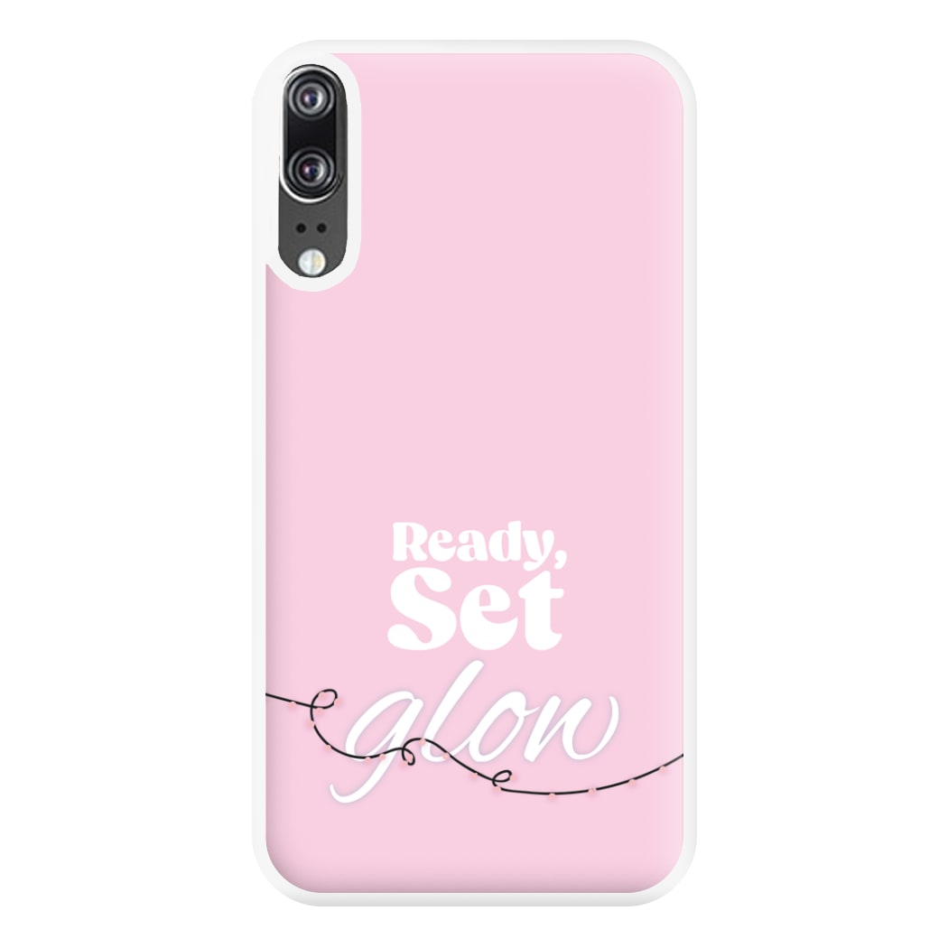 Ready, Set, Glow - Christmas Puns Phone Case for Huawei P20