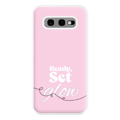 Ready, Set, Glow - Christmas Puns Phone Case for Galaxy S10e