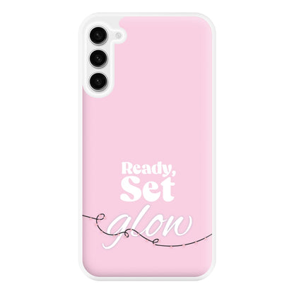 Ready, Set, Glow - Christmas Puns Phone Case for Galaxy S23FE