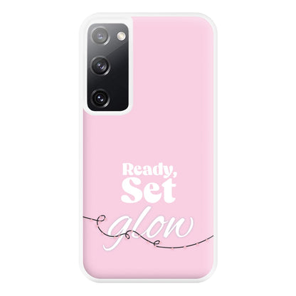 Ready, Set, Glow - Christmas Puns Phone Case for Galaxy S20