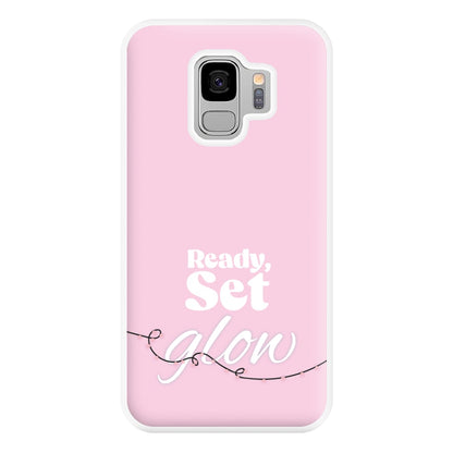 Ready, Set, Glow - Christmas Puns Phone Case for Galaxy S9 Plus