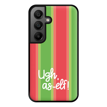 Ugh, As Elf - Christmas Puns Phone Case for Google Pixel 8