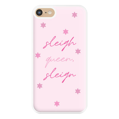 Sleigh Queen - Christmas Puns Phone Case for iPhone 6 / 7 / 8 / SE